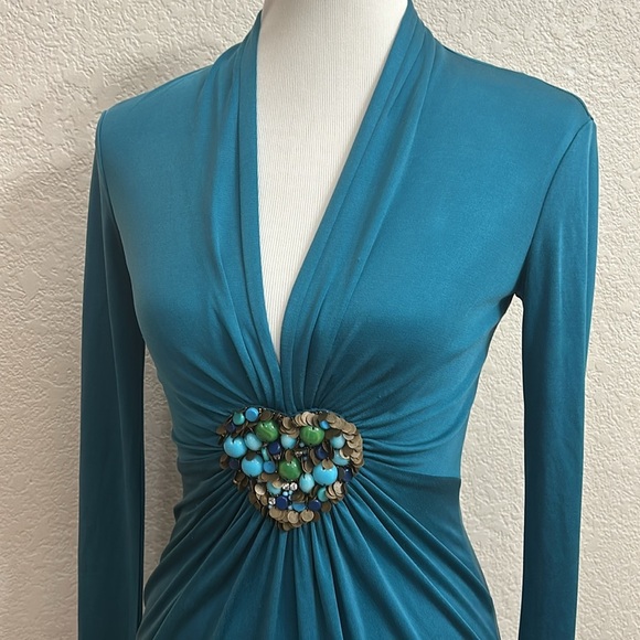 Catherine Malandrino Deep V Dres - Picture 2 of 6